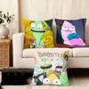 Cushion Cover Silky Short Plush Home Sofa Cushion Cover - Invisible Zipper Home Decoration Solar Opposites