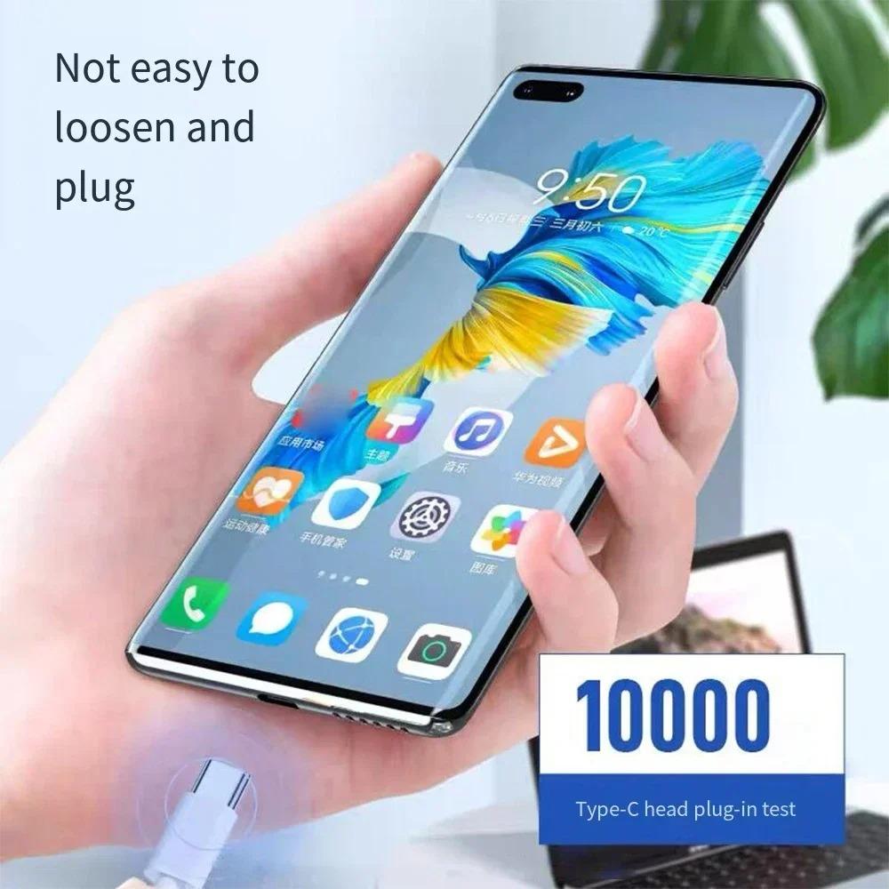 120W 10A Type C Fast Charging Cable USB C To Type C Data Cord For Samsung Huawei Xiaomi iPhone Quick Charge Cord 0.25/1/1.5/2/3m