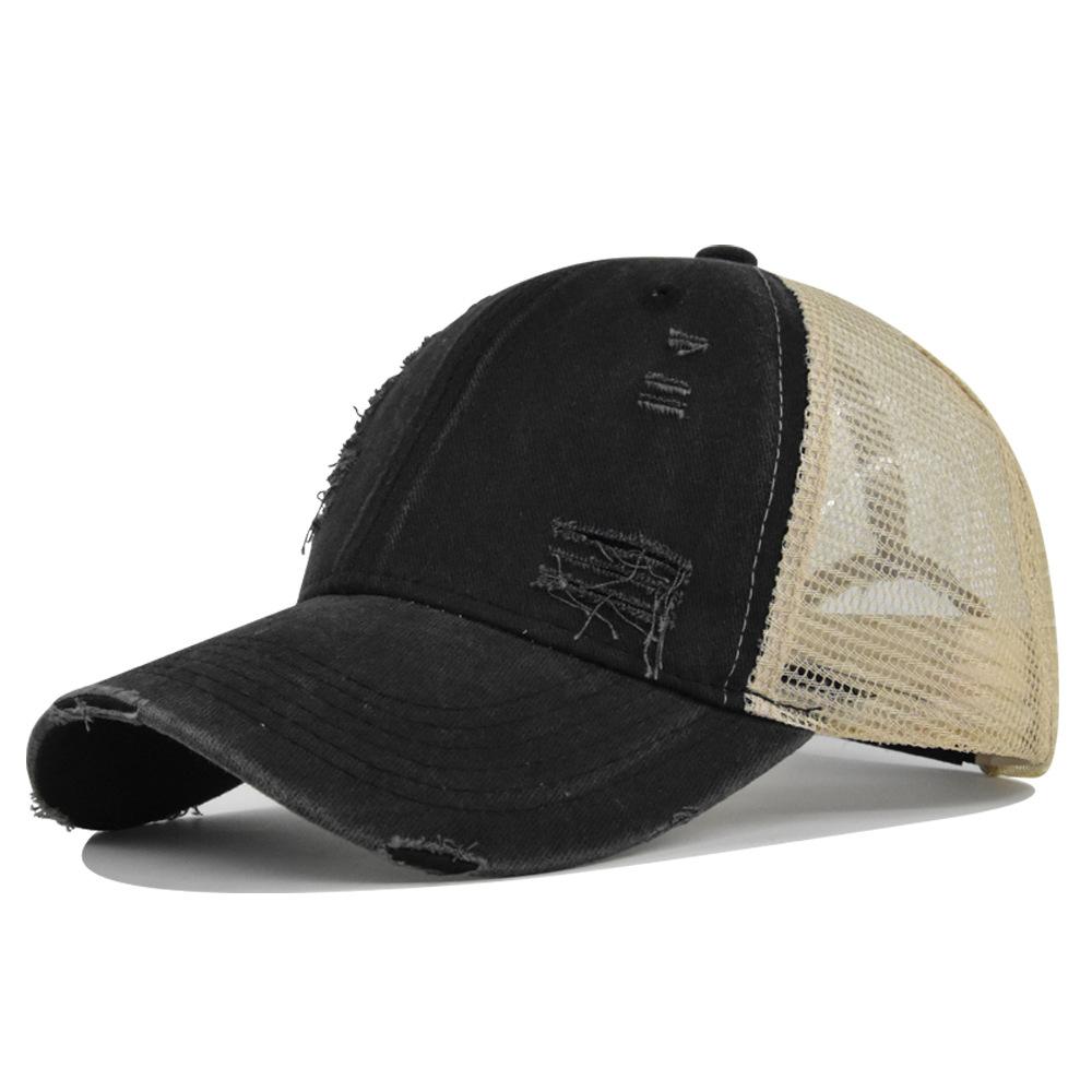 2026 New Hot Sale Unisex Trucker Hat Multi Colors Plain Baseball Cap Women Men Washed Cotton Distressed Cap