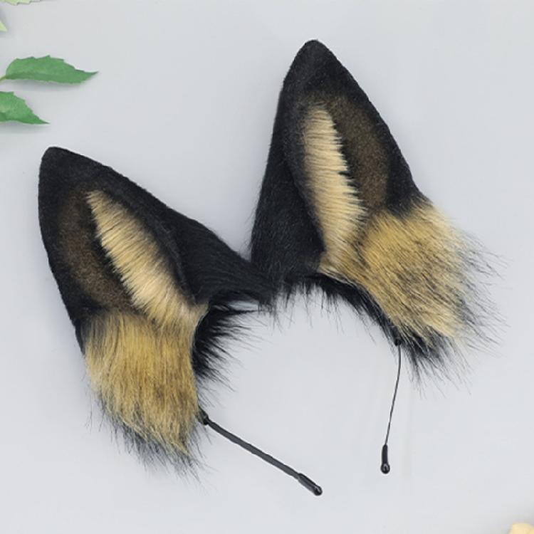 Wolf Foxes Wolf Animal Cosplays Costume Ears Tail Set Wolf Ear Headbands with