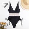 Women One Piece Patchwork Swimwear Female Bathers Bathing Swimming Suit Beachwear