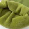 Women's Winter Korean Style Fleece Knit Pullover, Solid Color, Half-High Collar, Slim-Fit Base Layer Top.
