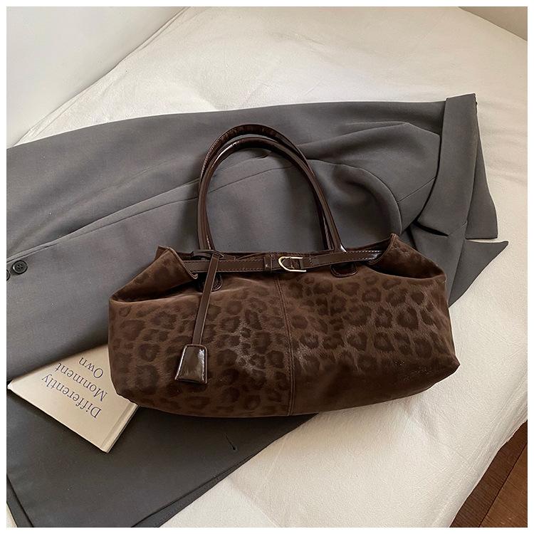 

Повседневная сумка-тоут для поездок на работу, высокого уровня внешнего вида, в стиле ретро, большой вместимости, на одно плечо, под мышкой, ручная, маленькая сумка кофейный