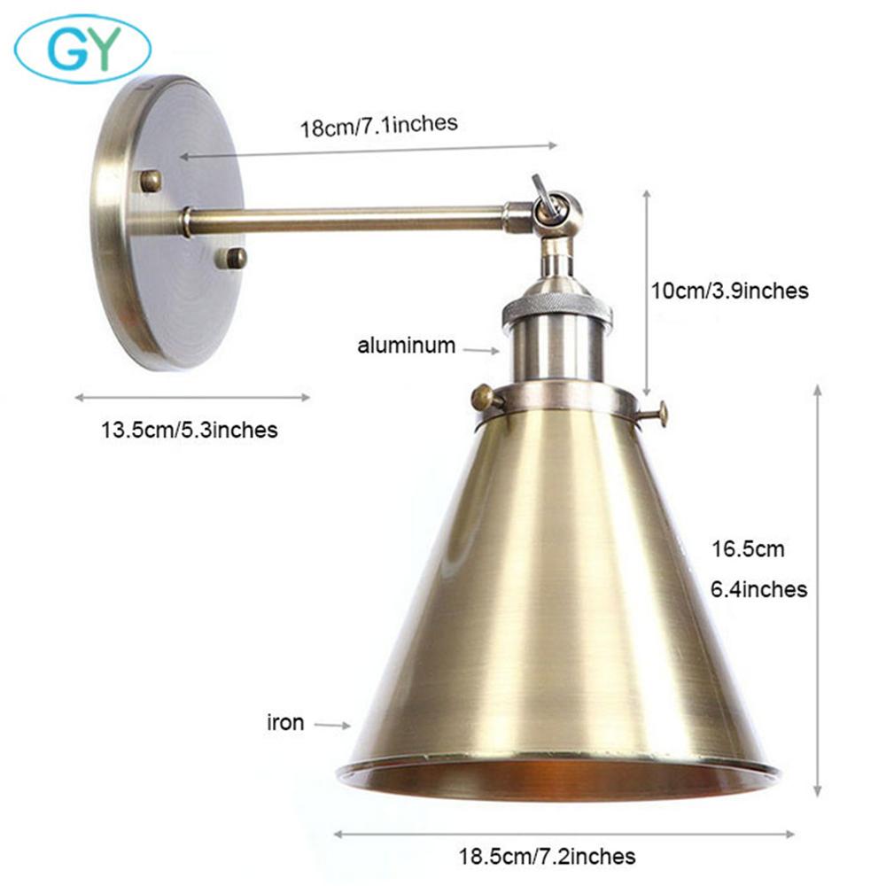 

Промышленный настенный светильник Hardwire Antique Metal Shade с масляной бронзой для дома, ресторана, бара, кафе, клуба