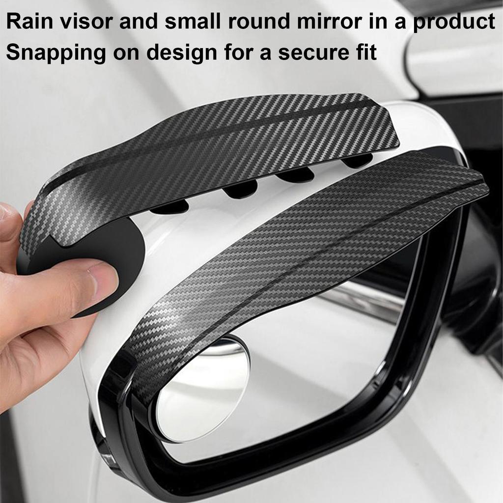 1 Paar Totwinkelspiegel Fahrzeug Rückspiegel Zubehör 2-in-1 Weitwinkel Runder Totwinkelspiegel Für Pendeln Camping Täglich Offroad