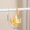 Rotatable Closet Hooks for Bags Hats Scarves Ties Organization Multi-purpose Wardrobe Storage Home Organizers