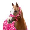 Supreme Products Dotty Fleece Horse Head Collar & Lead Rope