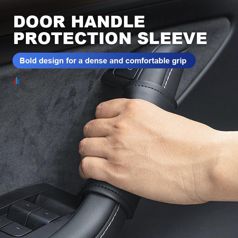 For Porsche Car Door Inner Handle Protector Armrest Handle Decor Cover Boxster Cayenne Panamera Macan Cayman 911 918 996