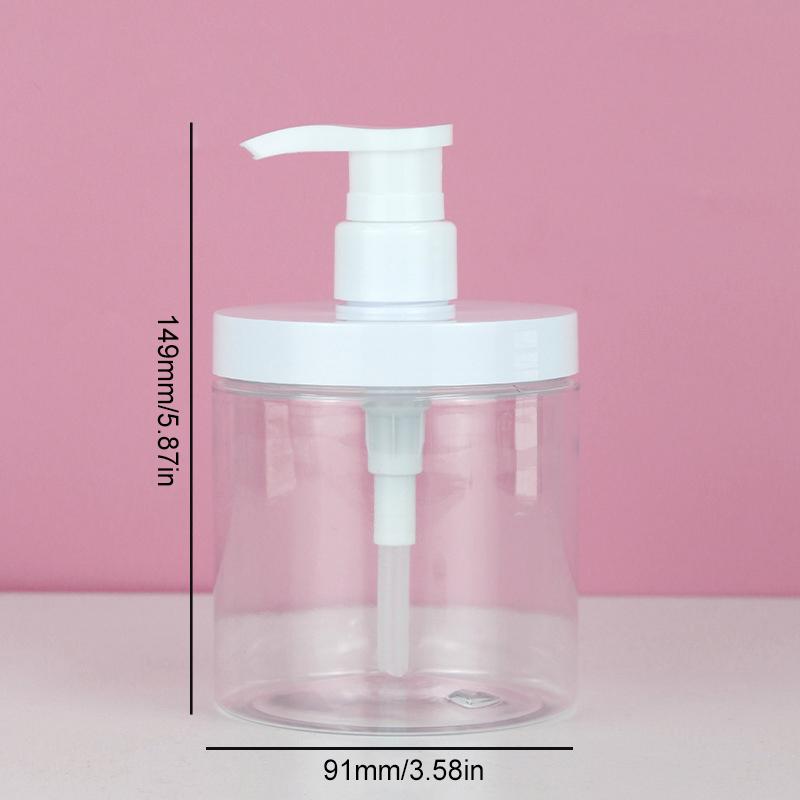 Clear Wide Mouth Bath Gel Bottle Liquid Container Soap Dispenser Shampoo Lotion Bottles Hand Washing Lotion Sub Bottle