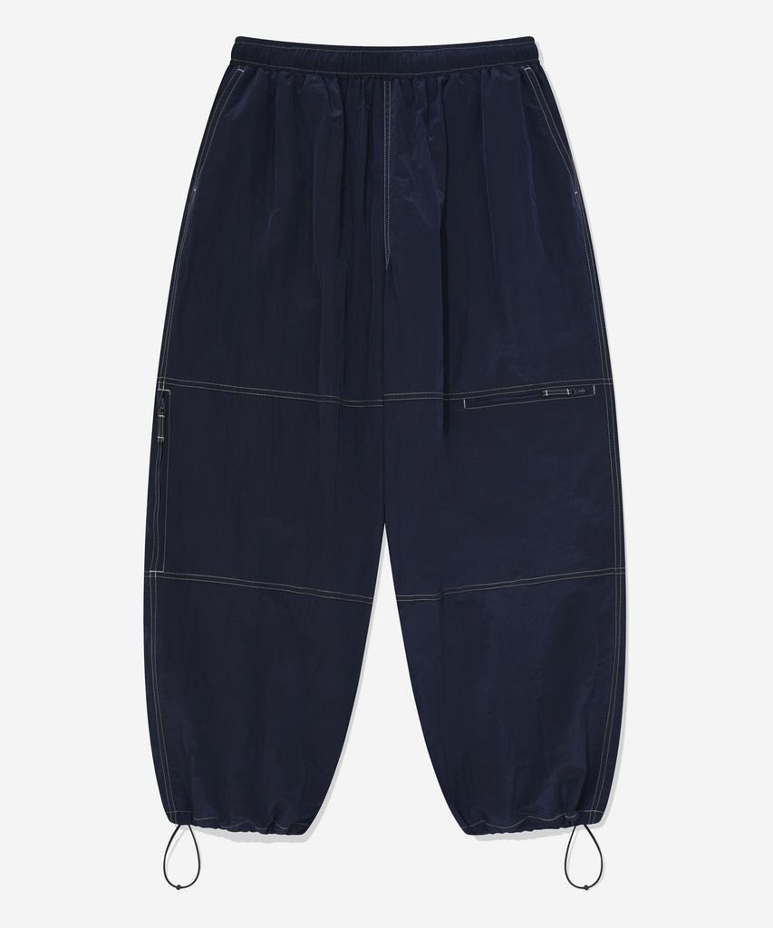 PHYSICAL DEPARTMENT Color Stitch Pocket Track Pants Navy