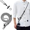 Universal Shoulder Strap Lanyard 85cm + 1/4″ Screw Mount for Safe Carrying of Objects and Devices (Zebra)