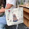 Fumade Prinzessin & Katze Canvas Handtasche