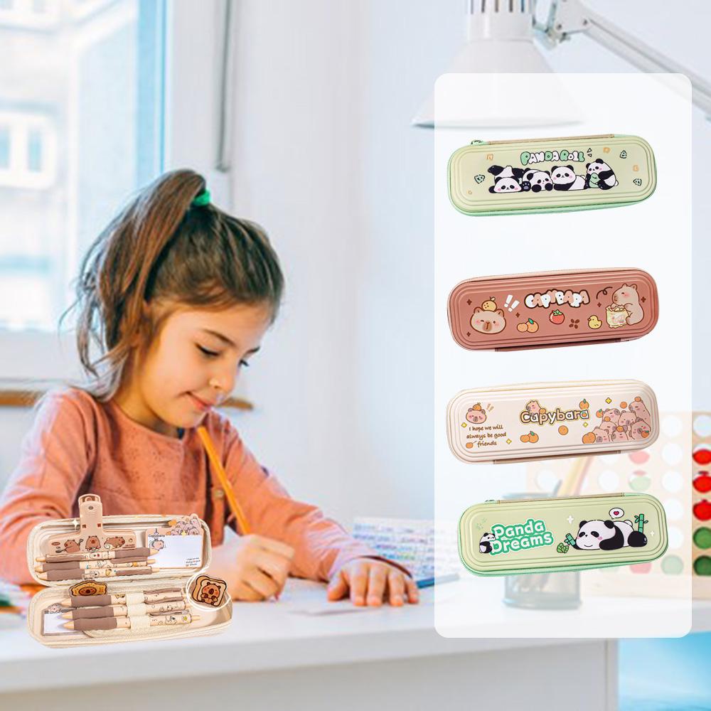 

School Supplies Pencil Cases Large Capacity Stationery Box New Stationery Bag Students