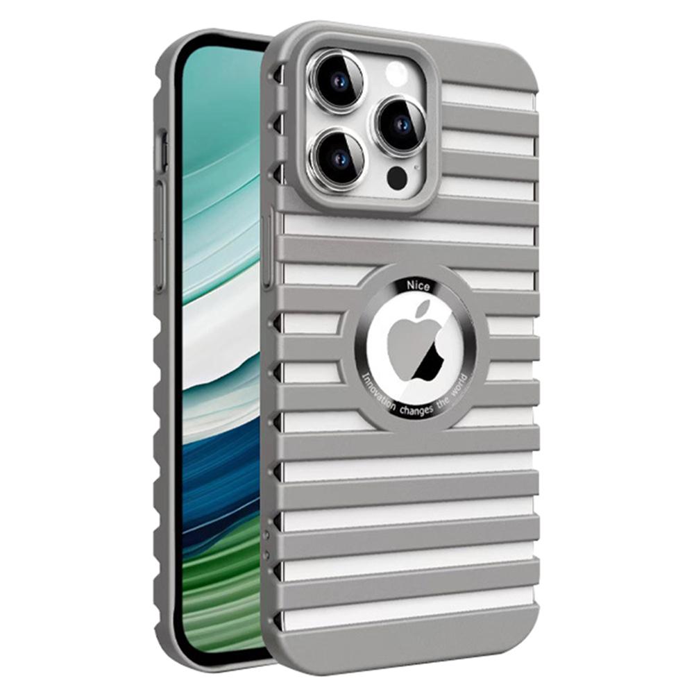 

For iPhone 16 Pro Case Compatible with Magsafe Heat Dissipation Drop-Proof PC Phone Cover Grey