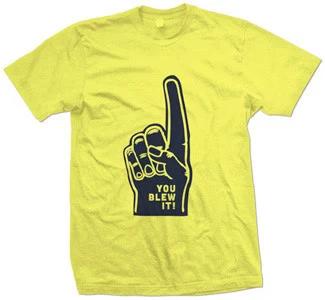 New Music You Blew It!  Finger  T Shirt 4XL