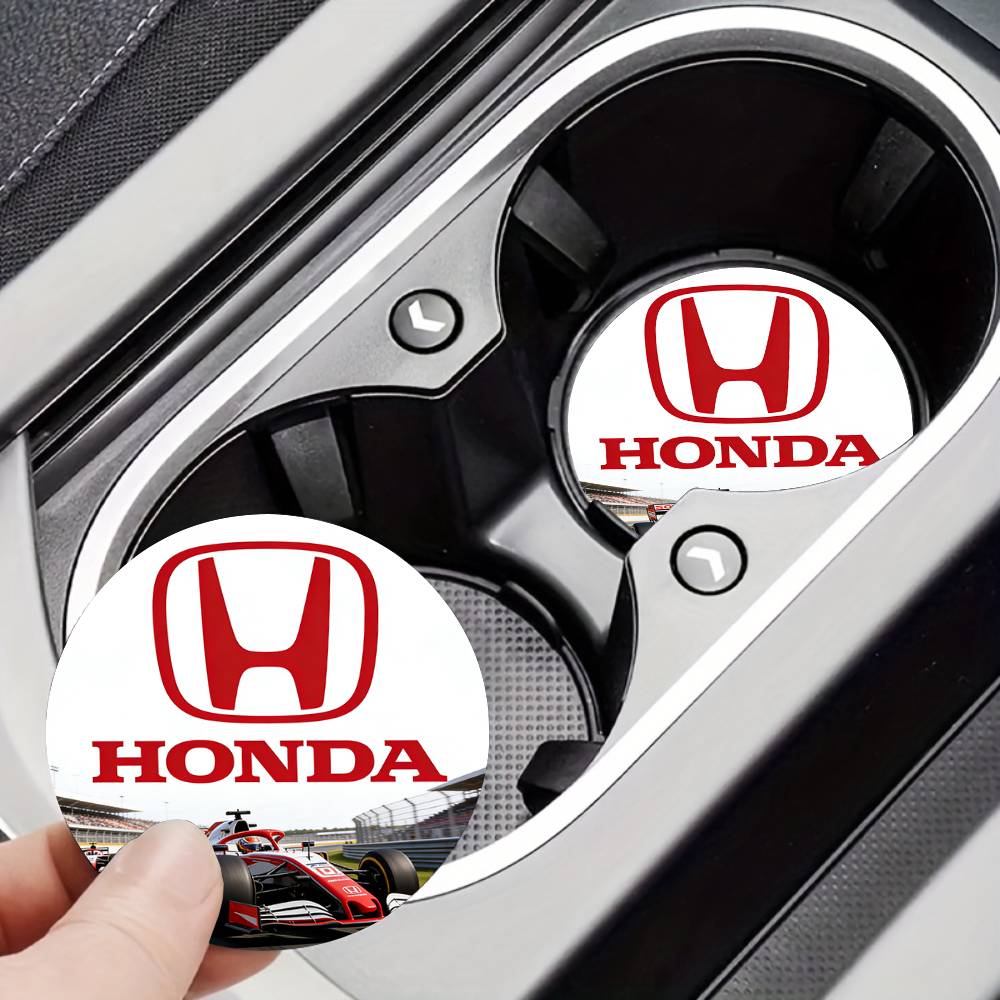 For Honda New Car Cup Holder Anti-Slip Silicone 7cm Insert Coaster Mat Universal Car Accessories Black Fit LG Most Cars