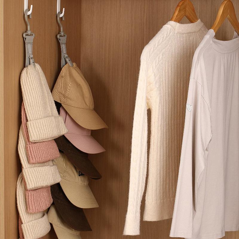Cap Clip Hat Storage Clip Hat Storage Display Rack Baseball Cap Hanger Suitable For Closet Doors And Bedrooms