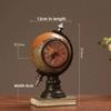 1pcs Creative Retro Home Decoration Accessories Mini Globes Clock Miniature Figurines Home Decor Crafts