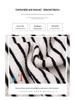Women's Black and White Striped Terry Pants: High-Waist, Loose, Wide-Leg, Casual Fleece, Spring/Autumn 2025.