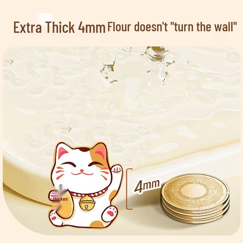 YOUAO Food-Grade Silicone Kneading Mat with Measurements