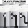 Flip Top Anti-Geruch Abflussrohr Set Küche Waschbecken Abfluss Versenkbare Desodorierung Filter Flexible Fallrohr Badezimmer Anti Verstopfung
