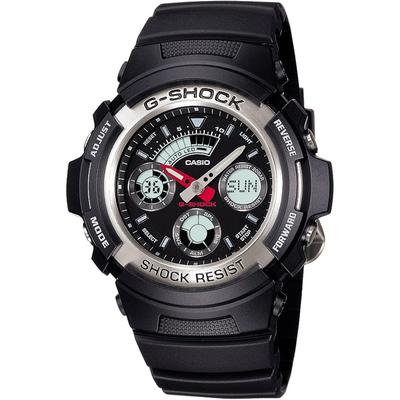 Casio G-Shock AW-590-1AJF Men's Watch Black Durable Water Resistant Design