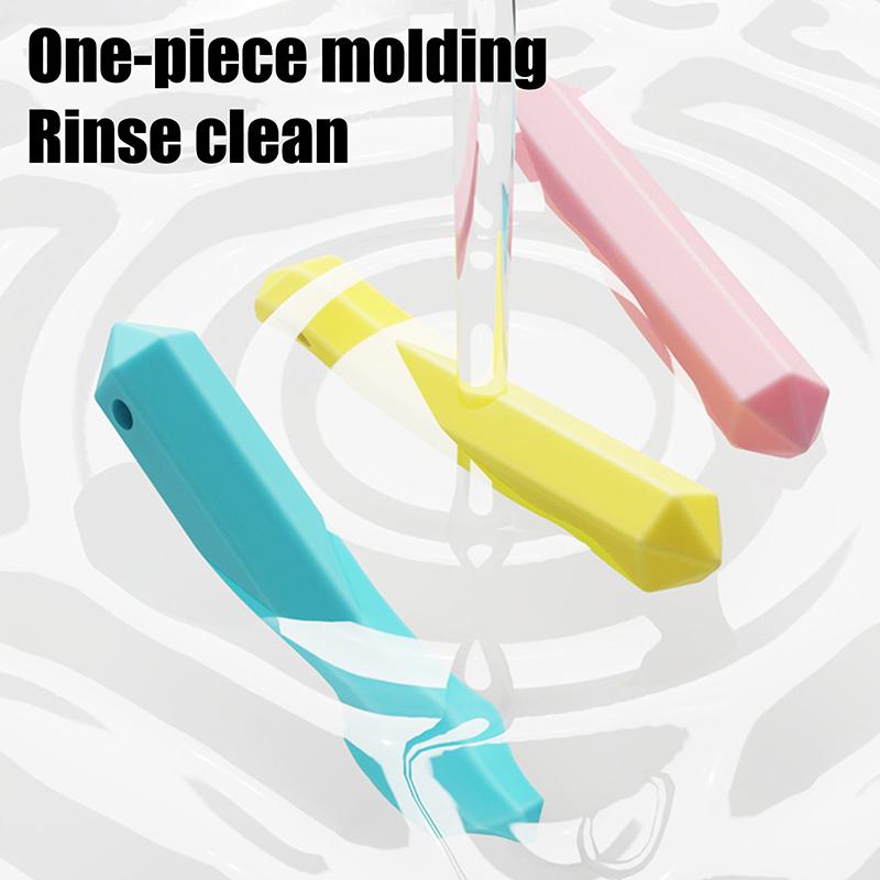 1 Stück Babysicherer Silikon-Beißring BPA-frei Cartoon Backenzahn-Stab für Kleinkinder Beißringe Lebensmittelqualität Säugling Kauen Beißspielzeug