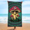 Blue Whale Ocean Wave Print Beach Towel Polyester Quick Dry Sand Free Large Bath Towels for Summer Pool Surf Vacation Blanket