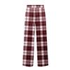 Men's Drawstring Pocket Casual Pants Plaid Stripe Print Pocket Casual Pants Home Pajama Pants