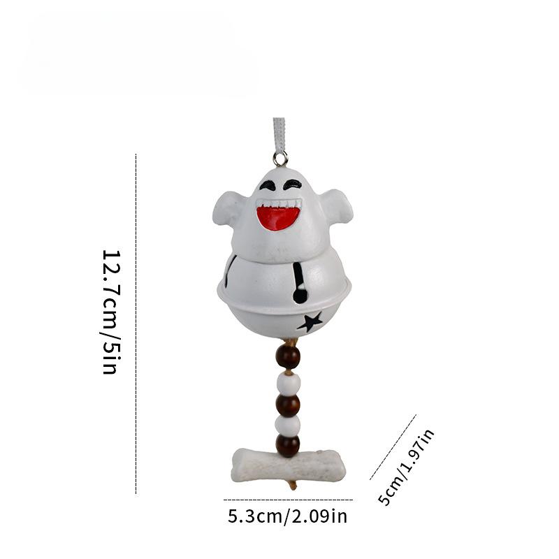 Halloween Decorations, Creativity, Fun Resin Ghosts, Bells, Wind Chime Pendants, Halloween Door Hangers