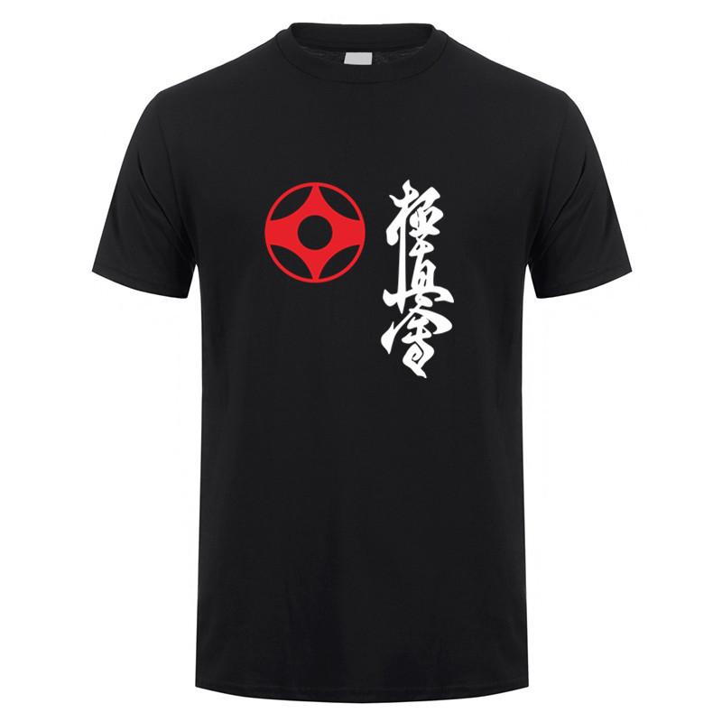 Kyokushin Karate Masutatsu Oyama Giappone Maglietta Unisex Cotone Manica Corta Kyokushinkai Kyokushin Maglietta Top