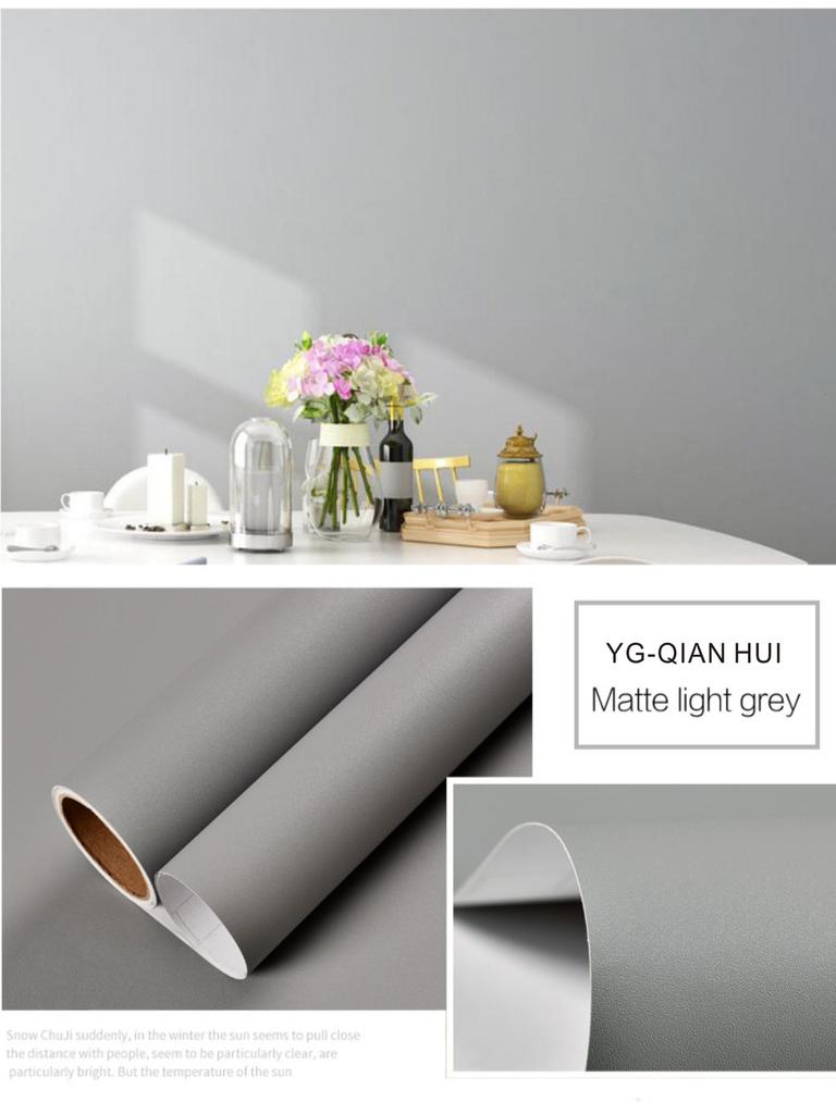 Tapet Mat Solid Autoadeziv pentru Pereți În Rulouri pentru Living Bucătărie Mobilier Perete Vinil Decorativ PVC Autocolante de Perete