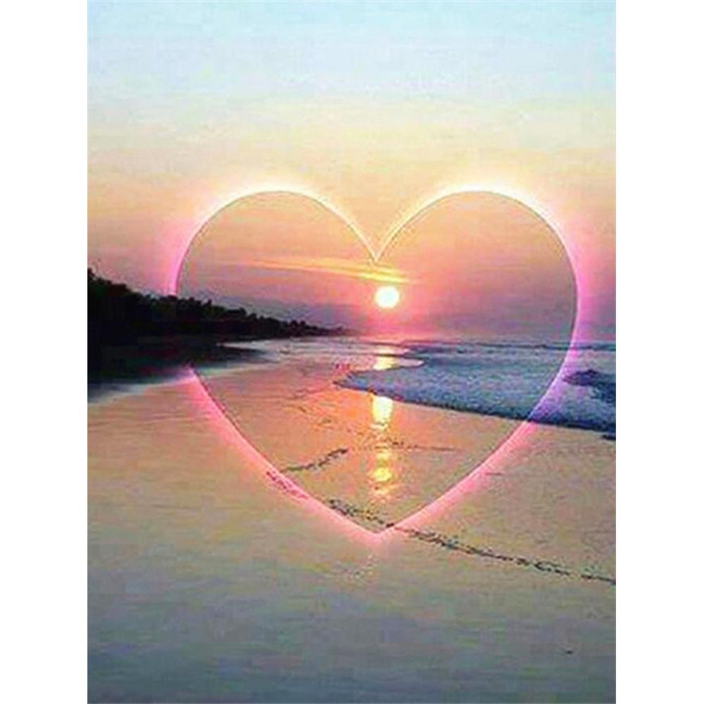 Diamond Painting Seaside Full Square Cross Stitch Kits 5D Diamond Embroidery Landscape Mosaic Door Needlework Home Decor