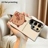 Phone Case: 2D Flat Samsung Galaxy A34 A35 M05 M06 S20 S22 S21 FE Plus 5G Protective Case, Couple Style, Light Beige Solid Color Background, Christmas