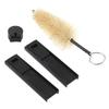 10 Pcs Clarinet Cleaning Kit All In 1 Maintenance Care Set with Inner Cloth Mouthpiece Brush Cork Grease Storage Case