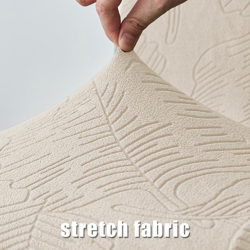 1/2 Seat Recliner Chair Covers Elastic Leaves Jacquard Armchair Slipcover Anti-Slip Furniture Protector Living Room Home Decor