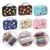 72 Slots 2 Layer Pencil Bag Stationery Makeup 7.87x4.92x3.15inch with Zipper Daily Use Big