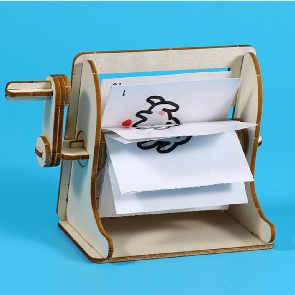 Rotating Hand Cranked Animation Learning Toy Science Experiment Toy  Kids Toy