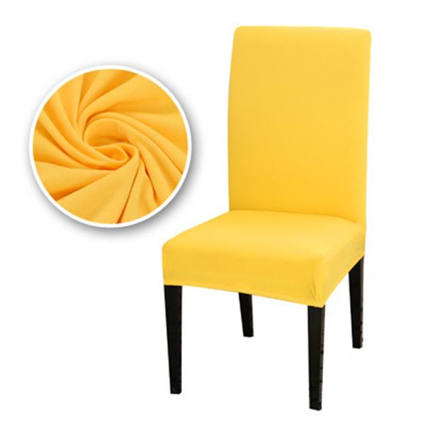Slipcover Removable Anti-dirty Seat Chair Cover Spandex Kitchen Cover for Banquet Wedding Dinner Restaurant