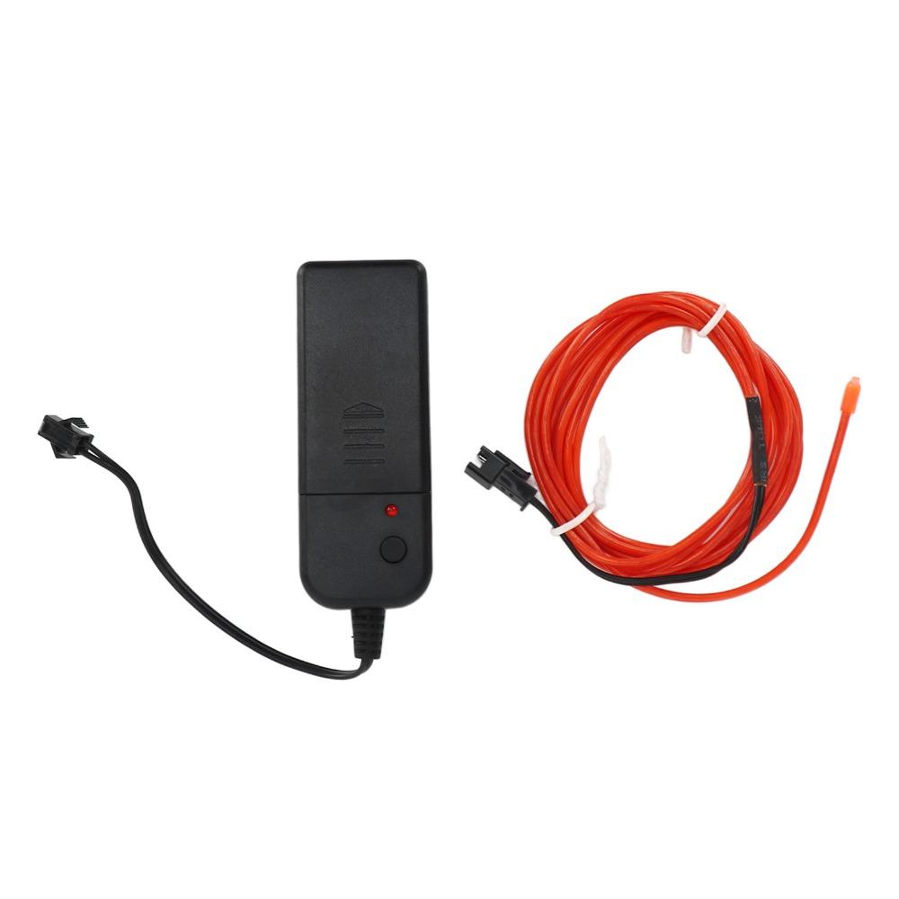 2 Pcs 5m EL Wire Waterproof Neon Light Strip Durable Neon Tube Rope Lights  DIY Decoration