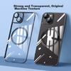 HotFire IPhone 13 Case, IPhone 13 Protective Cover, Electroplated Shockproof Full Camera Protection Magnetic Transparent Case - Shining Silver