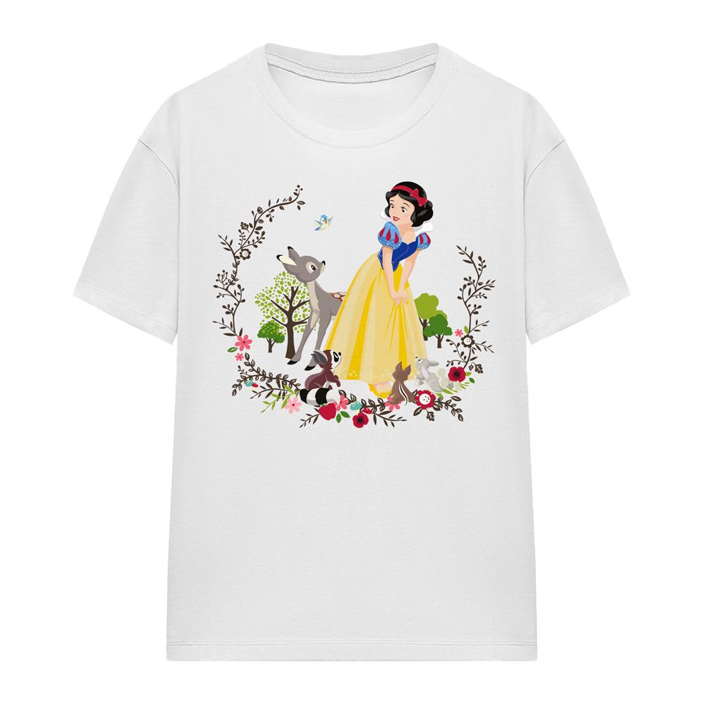 Snow White Womens/Ladies Forest Friends T-Shirt