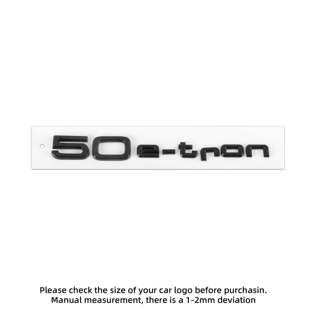 New 3D ABS e-tron GT 40e-tron 45e-tron 50e-tron Logo Car Sticker Rear Mark Tail Label Side Body Emblem Decoration Decal for AUDI