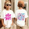 KPop Dämonenjäger Saja Jungen Kinder T-Shirts Baby Mädchen Junge Cartoon Kurzarm Tops 2025 Anime Fans T-Shirt Kinderkleidung