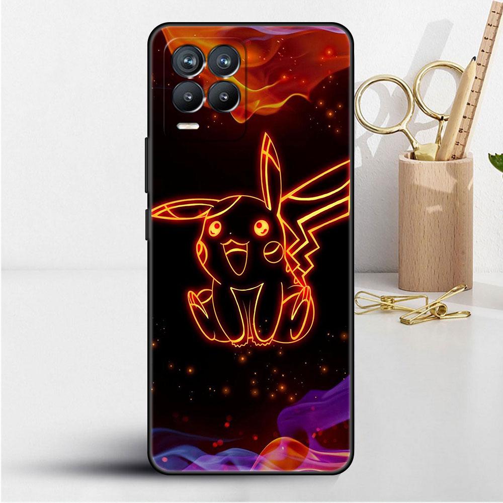 Hülle für Realme 8 C21y GT Neo 2 3 8i C21 7 C11 6 C12 C35 C3 GT 9 Pro C12 Silikon TPU Handyhülle Anime Pokemon Japan