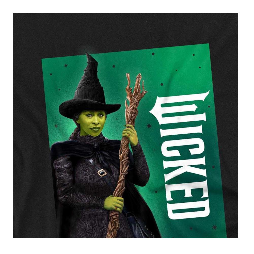 Wicked Childrens/Kids Elphaba Broomstick T-Shirt