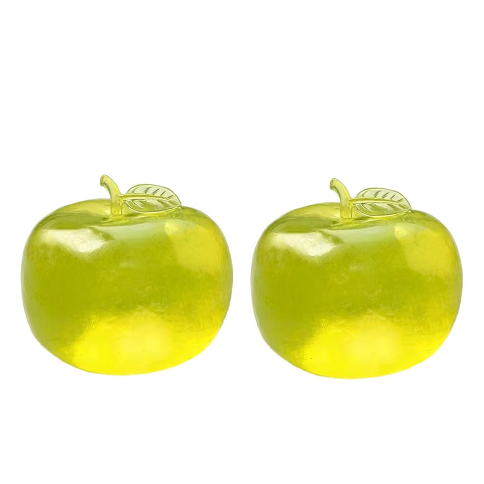 Apple Squishy Toy Simulation Steamed Bun Trendy Funny Prank Stress Relief Ball Decompression Toy for Kids Gift