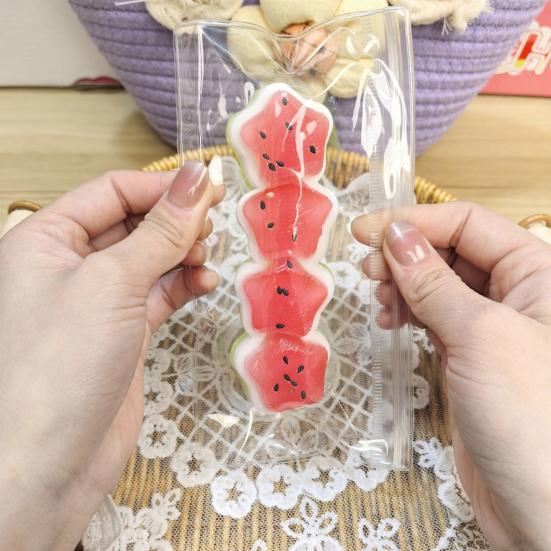 Watermelon Dessert Squeeze Toy Anti-Anxiety Slow Rising Food Squeeze Toy Relaxation Fidget Sensory Pinch Toy Summer Party Favors