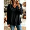 BITCED Women's Fashion Casual V-Neck Long Sleeve Blouses & Shirts