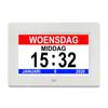 7 Inch Machine Elderly Alarm Clock Electronic Calendar Clock Desktop Medication Reminder Machine LCD Digital Clock